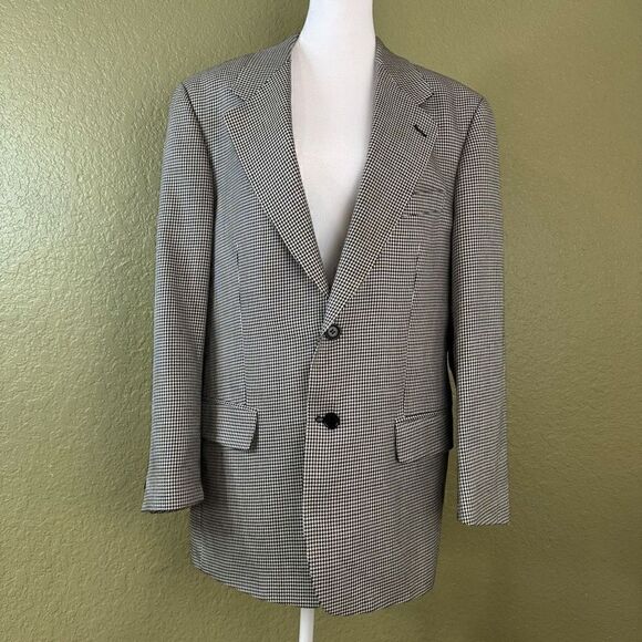 Vintage Lord & Taylor Kasper Collection Wool Silk Blend Men’s 40R Suit Jacket - Picture 1 of 7